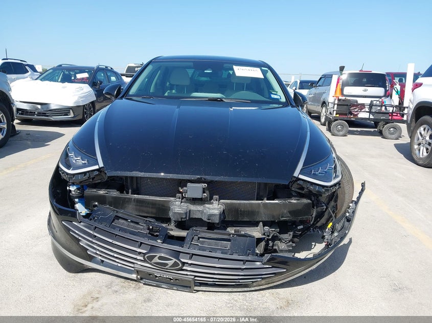 2023 Hyundai Sonata VIN KMHL24JJ8PA078371 IAAI salvage auction — FRONT END, Original (Texas), sold $10,000 on 2026-08-20 (photo 6)