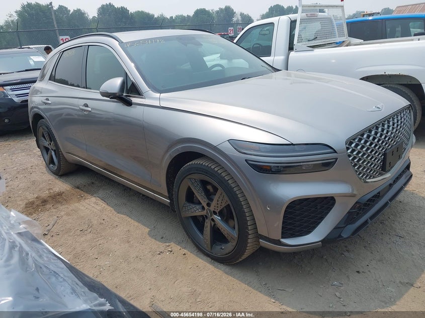 2023 Genesis Gv70 VIN KMUMADTB0PU080158 IAAI salvage auction — NORMAL WEAR, Clear (New York), sold $15,100 on 2026-07-23 (photo 1)