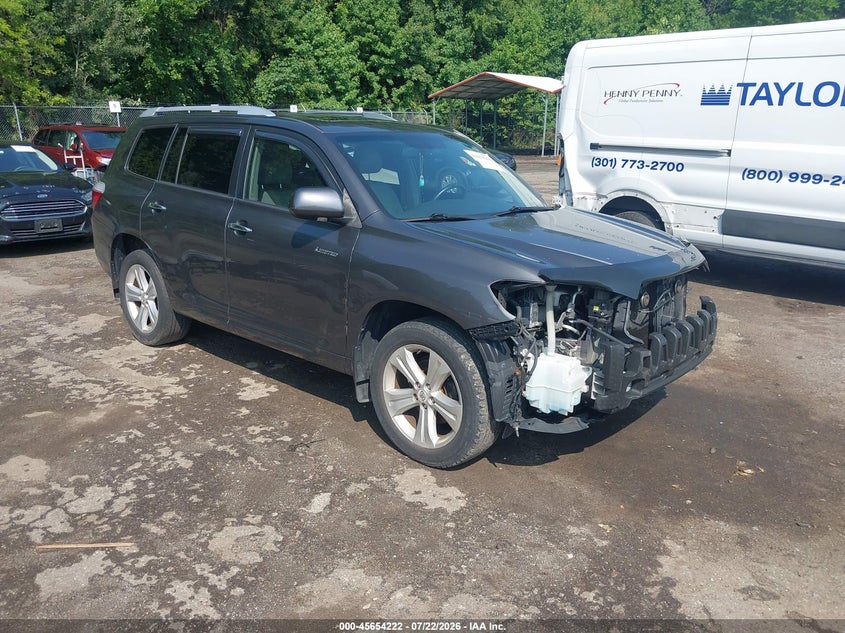 2008 Toyota Highlander VIN JTEDS42A282054775 IAAI salvage auction — FRONT END, Salvage - Greater Than 75% (Maryland), sold $2,350 on 2026-08-01 (photo 1)