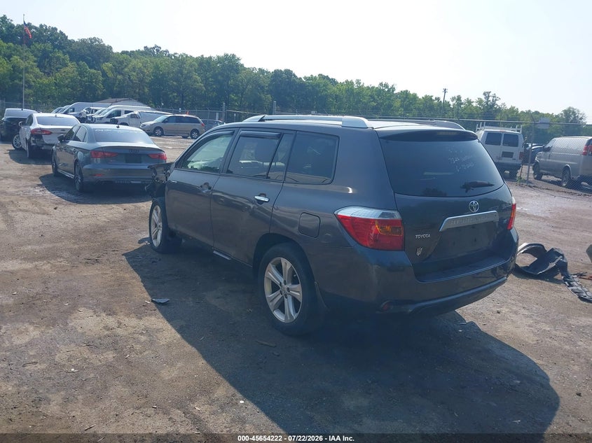 2008 Toyota Highlander VIN JTEDS42A282054775 IAAI salvage auction — FRONT END, Salvage - Greater Than 75% (Maryland), sold $2,350 on 2026-08-01 (photo 3)