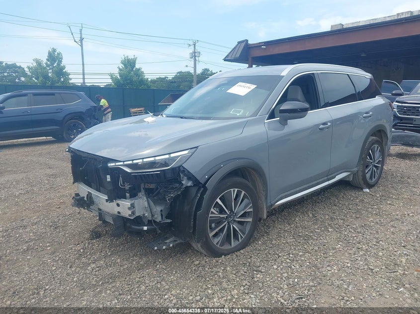 2026 Infiniti Qx60 VIN 5N1AL1FS2TC352201 IAAI salvage auction — FRONT END, Salvage Title, sold $18,950 on 2026-08-18 (photo 2)