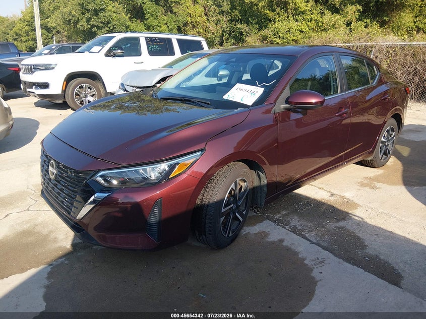 2025 Nissan Sentra VIN 3N1AB8CV7SY275302 IAAI salvage auction — SUSPENSION, Enterprise Vehicles Clear Only (Ohio), sold $8,700 on 2026-07-29 (photo 2)