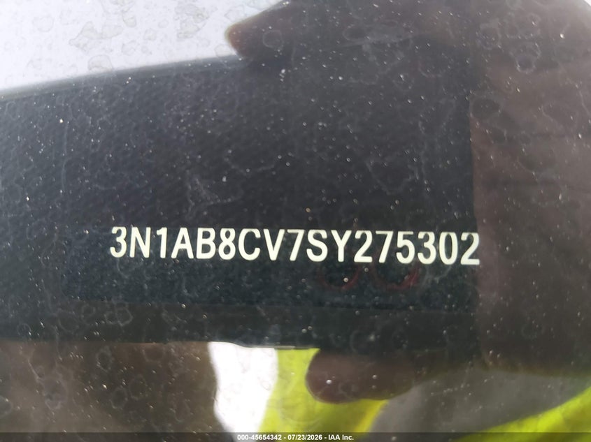 2025 Nissan Sentra VIN 3N1AB8CV7SY275302 IAAI salvage auction — SUSPENSION, Enterprise Vehicles Clear Only (Ohio), sold $8,700 on 2026-07-29 (photo 9)