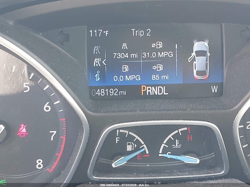 2018 Ford Focus VIN 1FADP3F27JL328867 IAAI salvage auction — LEFT SIDE, Wait Title, sold $1,050 on 2026-09-11 (photo 7)