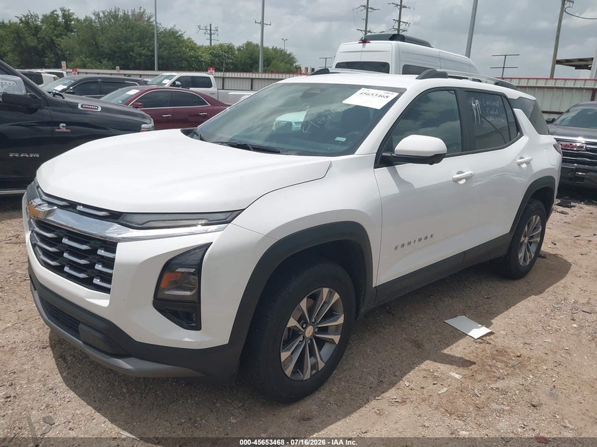 2025 Chevrolet Equinox VIN 3GNAXHEGXSL223843 IAAI salvage auction — ENGINE DAMAGE, Salvage Title, sold $12,800 on 2026-07-30 (photo 2)
