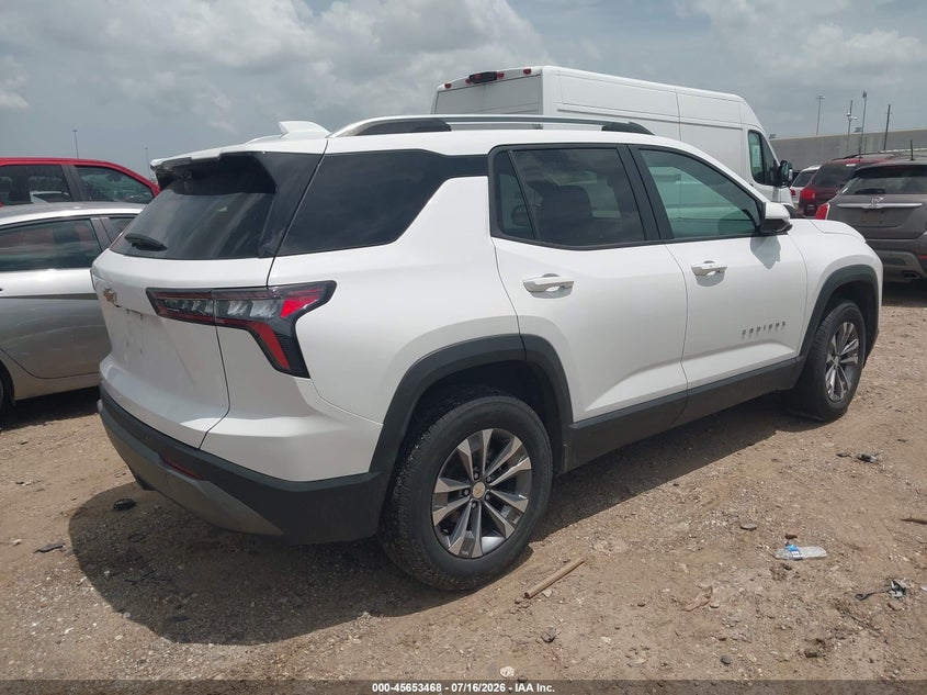 2025 Chevrolet Equinox VIN 3GNAXHEGXSL223843 IAAI salvage auction — ENGINE DAMAGE, Salvage Title, sold $12,800 on 2026-07-30 (photo 4)