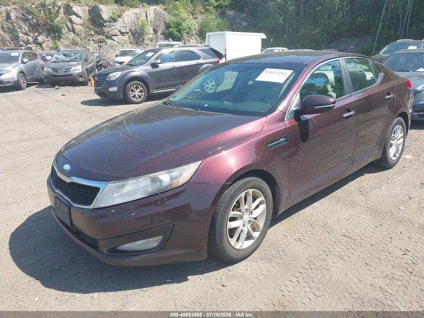 2013 Kia Optima VIN 5XXGM4A73DG136763 IAAI salvage auction — NO DAMAGE, Salvage Title, sold $275 on 2026-07-28 (photo 2)