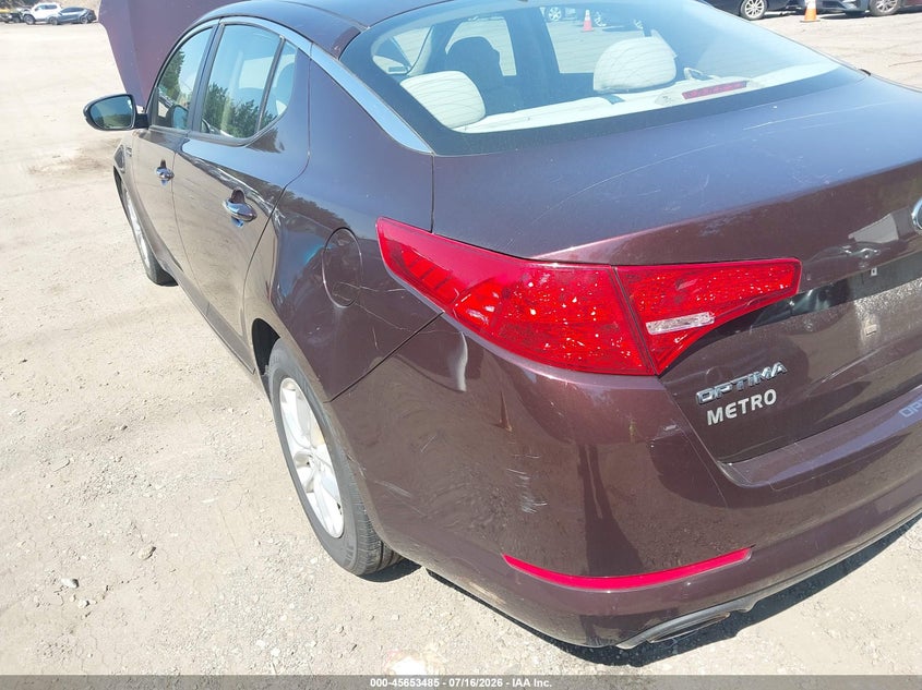 2013 Kia Optima VIN 5XXGM4A73DG136763 IAAI salvage auction — NO DAMAGE, Salvage Title, sold $275 on 2026-07-28 (photo 6)