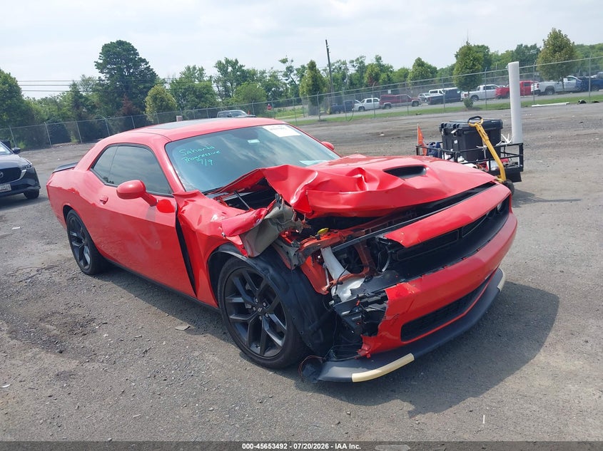 2022 Dodge Challenger VIN 2C3CDZJG7NH117826 — IAAI salvage auction photo