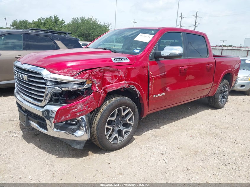 2026 Ram 1500 VIN 1C6SRFJP6TN316398 IAAI salvage auction — LEFT FRONT, Salvage Title, sold $25,500 on 2026-07-22 (photo 2)