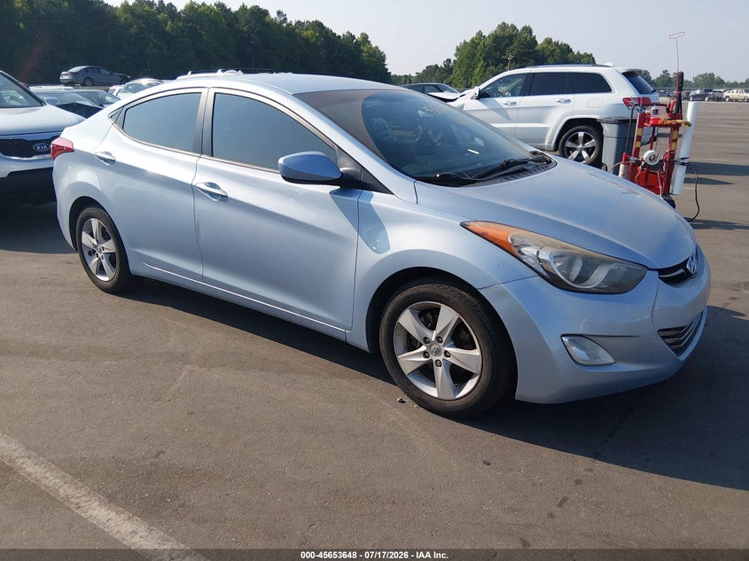 2011 Hyundai Elantra VIN KMHDH4AE7BU094445 IAAI salvage auction — NORMAL WEAR, Clear (North Carolina), sold $25 on 2026-07-25 (photo 1)