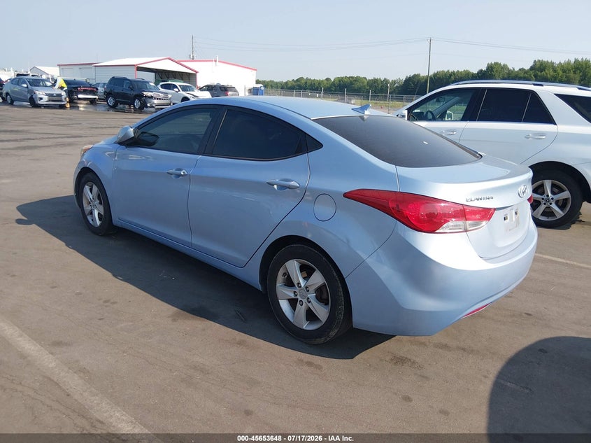 2011 Hyundai Elantra VIN KMHDH4AE7BU094445 IAAI salvage auction — NORMAL WEAR, Clear (North Carolina), sold $25 on 2026-07-25 (photo 3)