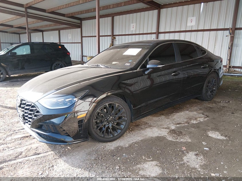 2022 Hyundai Sonata VIN KMHL34J24NA180107 IAAI salvage auction — NORMAL WEAR, Clear (Texas), sold $3,300 on 2026-07-29 (photo 2)
