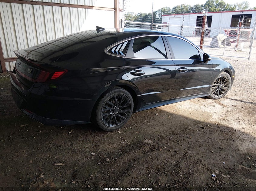 2022 Hyundai Sonata VIN KMHL34J24NA180107 IAAI salvage auction — NORMAL WEAR, Clear (Texas), sold $3,300 on 2026-07-29 (photo 4)