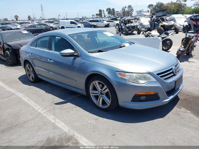 2010 Volkswagen Cc VIN WVWNN7AN8AE555034 IAAI salvage auction — NORMAL WEAR, Clear (Indiana), sold $475 on 2026-07-23 (photo 1)