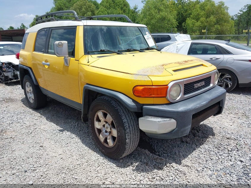 2007 Toyota Fj cruiser VIN JTEZU11F870002573 IAAI salvage auction — UNKNOWN, Clear (Mississippi), sold $25 on 2026-07-24 (photo 1)