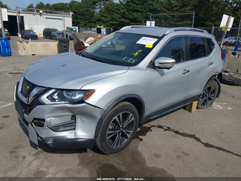 2020 Nissan Rogue VIN JN8AT2MV1LW137306 IAAI salvage auction — FRONT & REAR, Salvage Title, sold $3,600 on 2026-08-01 (photo 2)