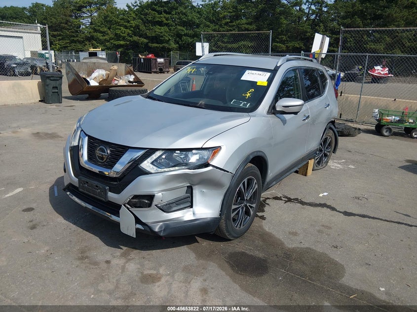 2020 Nissan Rogue VIN JN8AT2MV1LW137306 IAAI salvage auction — FRONT & REAR, Salvage Title, sold $3,600 on 2026-08-01 (photo 6)