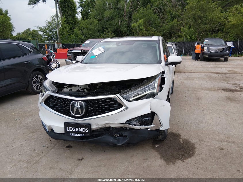 2021 Acura Rdx VIN 5J8TC2H50ML031917 IAAI salvage auction — FRONT END, Wait Title, sold $8,300 on 2026-08-23 (photo 6)
