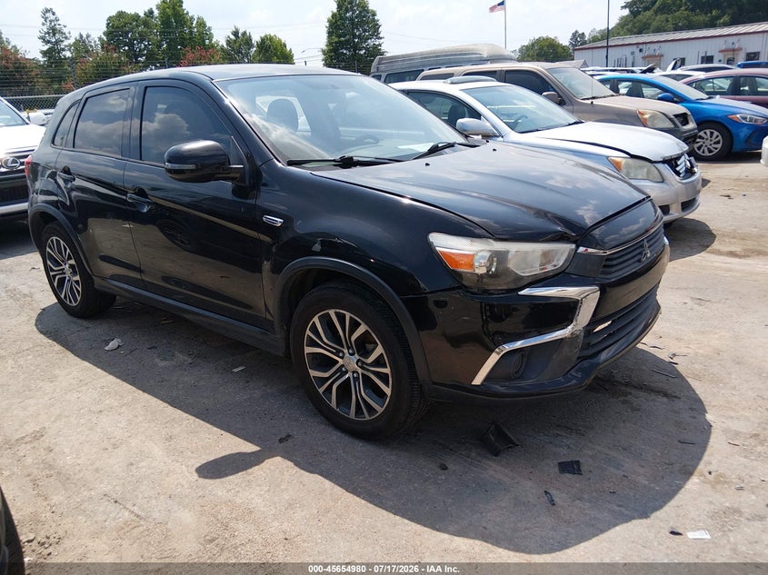 2017 Mitsubishi Outlander VIN JA4AR3AU9HZ062446 IAAI salvage auction — SIDE, Salvage (North Carolina), sold $1,700 on 2026-07-31 (photo 1)