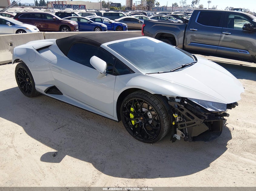 2022 Lamborghini Huracan VIN ZHWUT5ZF7NLA19691 — IAAI salvage auction photo