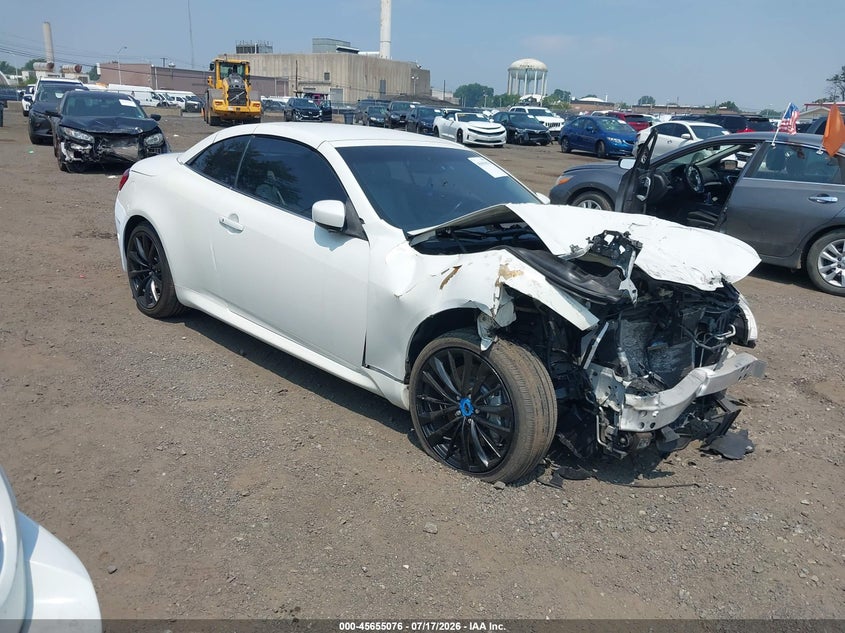 2009 Infiniti G37 VIN JNKCV66EX9M720527 IAAI salvage auction — NORMAL WEAR, Clear (New Jersey), sold $575 on 2026-07-29 (photo 1)