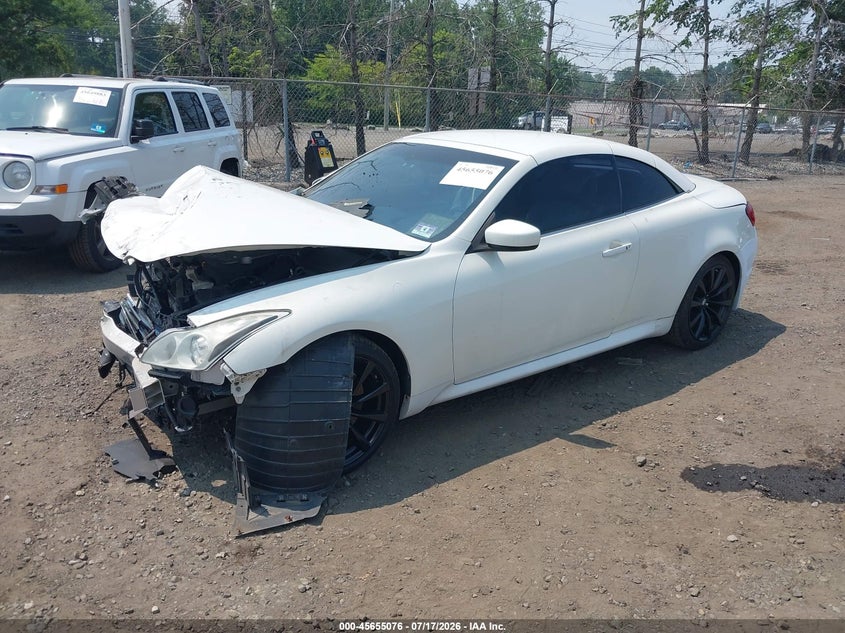 2009 Infiniti G37 VIN JNKCV66EX9M720527 IAAI salvage auction — NORMAL WEAR, Clear (New Jersey), sold $575 on 2026-07-29 (photo 2)