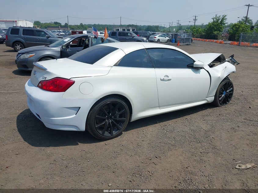 2009 Infiniti G37 VIN JNKCV66EX9M720527 IAAI salvage auction — NORMAL WEAR, Clear (New Jersey), sold $575 on 2026-07-29 (photo 4)