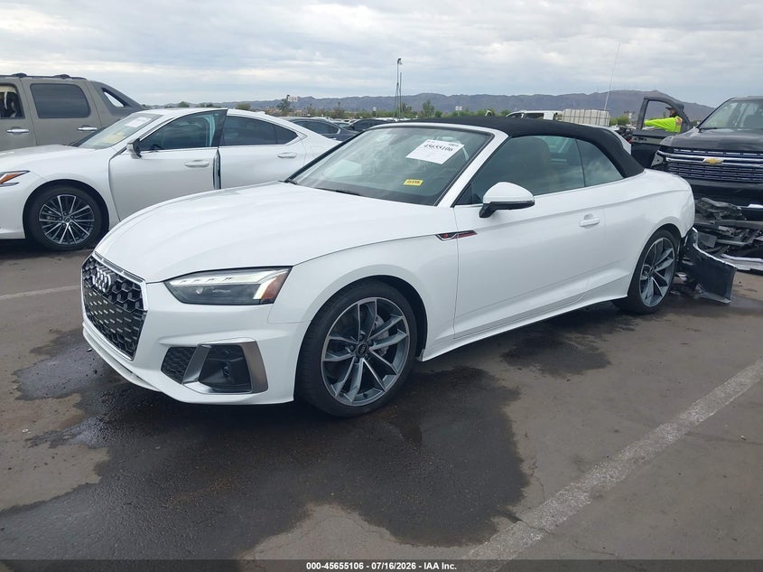 2024 Audi A5 VIN WAU4AGF53RN008715 IAAI salvage auction — REAR END, Salvage Title, sold $24,725 on 2026-08-18 (photo 2)