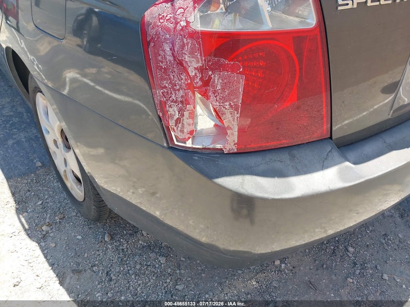 2005 Kia Spectra VIN KNAFE122855198625 IAAI salvage auction — NORMAL WEAR, Clear - Dealer Only (California), sold $475 on 2026-07-22 (photo 6)