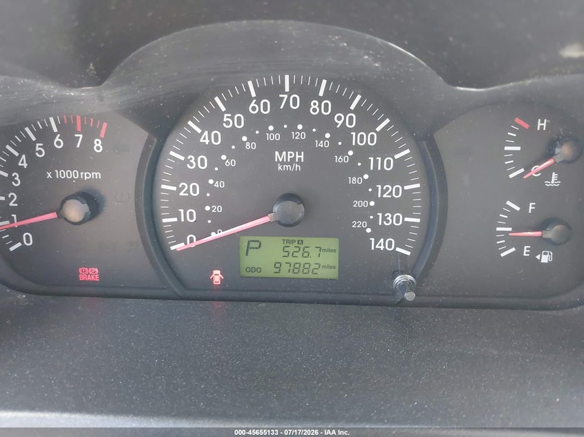 2005 Kia Spectra VIN KNAFE122855198625 IAAI salvage auction — NORMAL WEAR, Clear - Dealer Only (California), sold $475 on 2026-07-22 (photo 7)