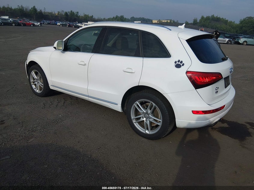 2013 Audi Q5 VIN WA1LFAFP1DA010746 IAAI salvage auction — FRONT END, Salvage (Pennsylvania), sold $825 on 2026-07-28 (photo 3)