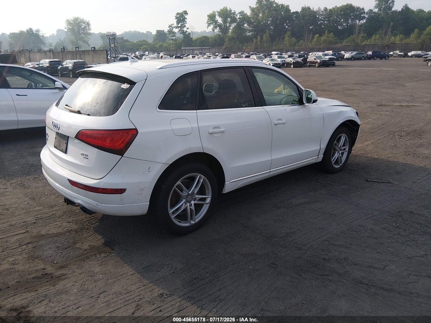 2013 Audi Q5 VIN WA1LFAFP1DA010746 IAAI salvage auction — FRONT END, Salvage (Pennsylvania), sold $825 on 2026-07-28 (photo 4)