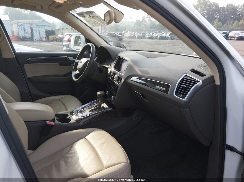2013 Audi Q5 VIN WA1LFAFP1DA010746 IAAI salvage auction — FRONT END, Salvage (Pennsylvania), sold $825 on 2026-07-28 (photo 5)