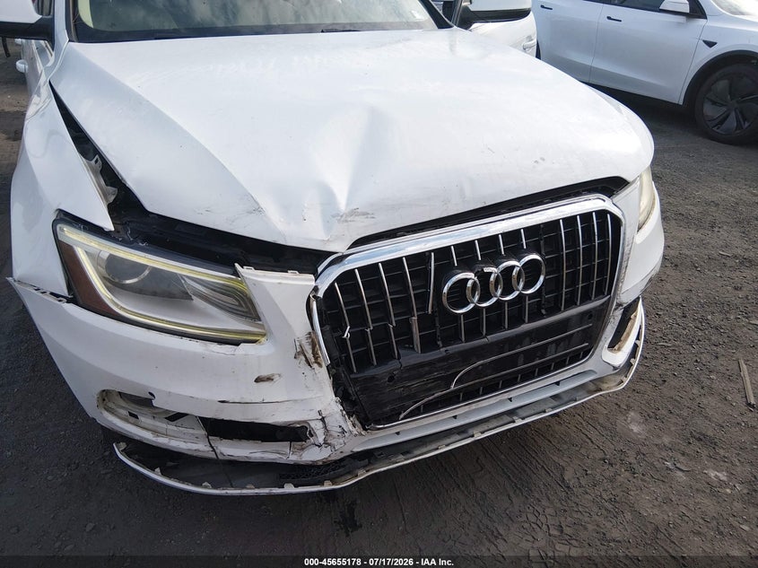 2013 Audi Q5 VIN WA1LFAFP1DA010746 IAAI salvage auction — FRONT END, Salvage (Pennsylvania), sold $825 on 2026-07-28 (photo 6)