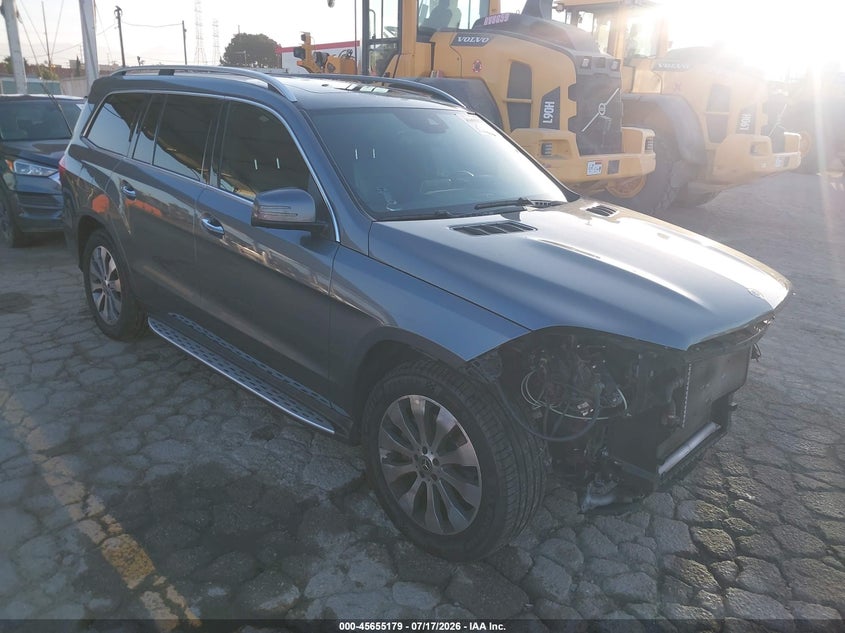 2018 Mercedes-benz Gls-klasse VIN 4JGDF6EE4JB009289 IAAI salvage auction — FRONT END, Salvage (California), sold $8,075 on 2026-07-29 (photo 1)