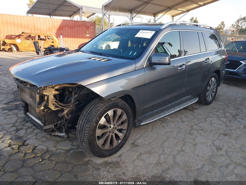 2018 Mercedes-benz Gls-klasse VIN 4JGDF6EE4JB009289 IAAI salvage auction — FRONT END, Salvage (California), sold $8,075 on 2026-07-29 (photo 2)