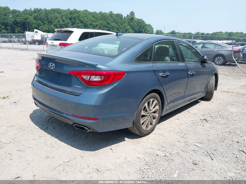 2015 Hyundai Sonata VIN 5NPE34AF1FH212795 IAAI salvage auction — NORMAL WEAR, Clear (New York), sold $125 on 2026-07-23 (photo 4)