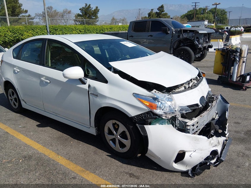 2012 Toyota Prius VIN JTDKN3DU8C1601518 IAAI salvage auction — FRONT END, Salvage (California), sold $1,250 on 2026-08-01 (photo 1)