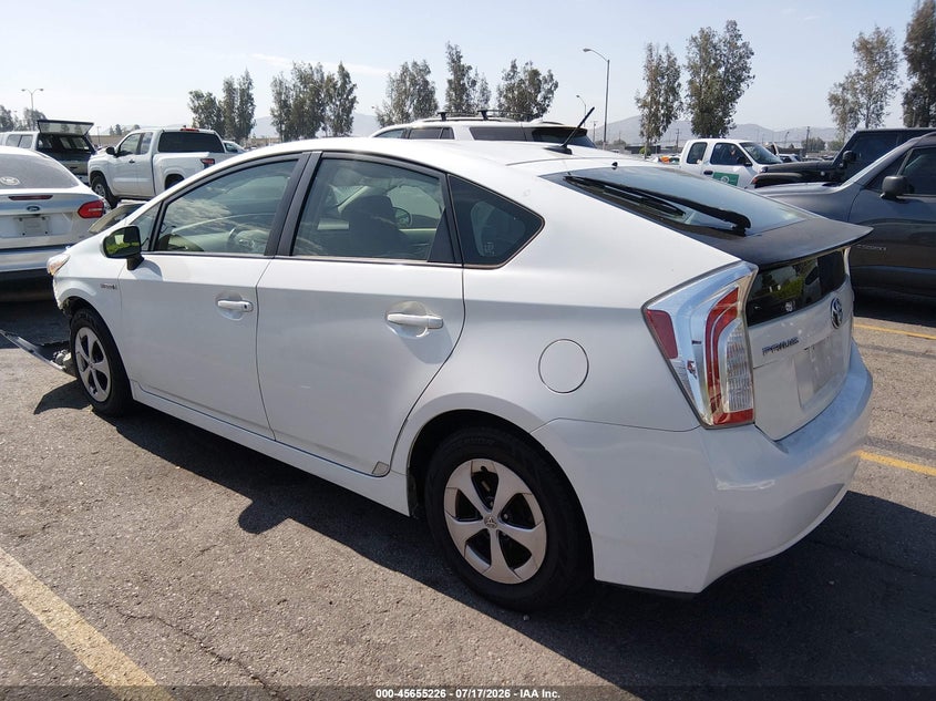 2012 Toyota Prius VIN JTDKN3DU8C1601518 IAAI salvage auction — FRONT END, Salvage (California), sold $1,250 on 2026-08-01 (photo 3)