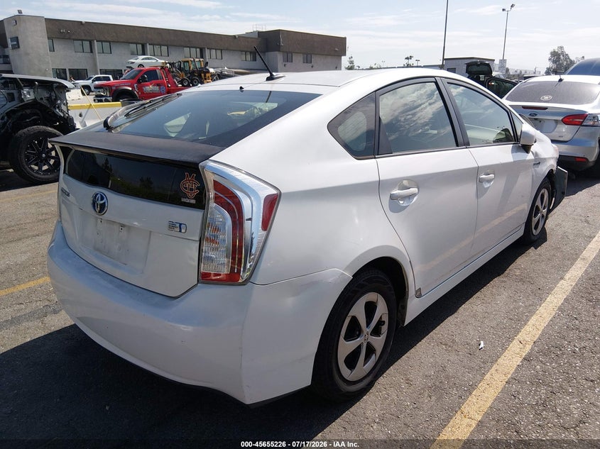 2012 Toyota Prius VIN JTDKN3DU8C1601518 IAAI salvage auction — FRONT END, Salvage (California), sold $1,250 on 2026-08-01 (photo 4)