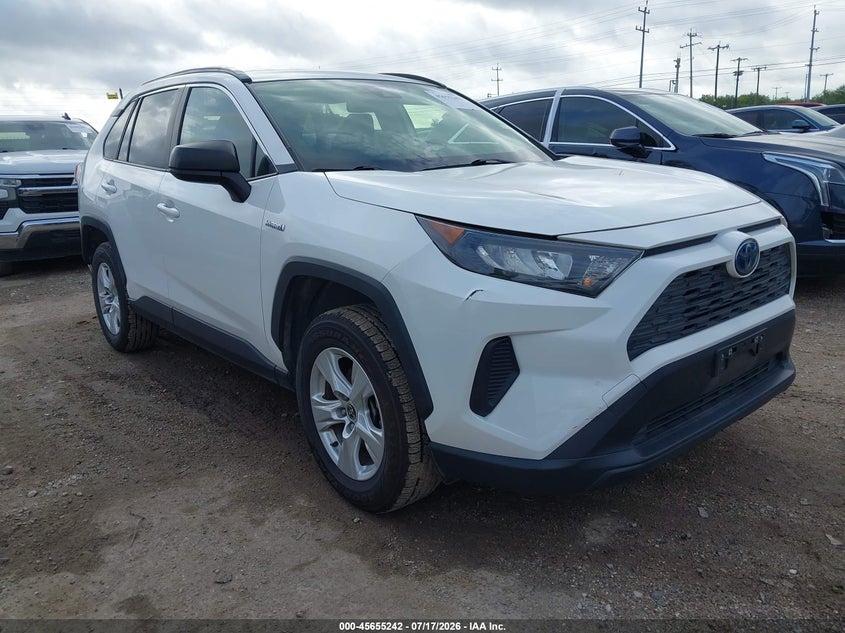 2021 Toyota Rav4 hybrid VIN JTMLWRFV5MD559027 IAAI salvage auction — UNKNOWN, Enterprise Vehicles Clear Only (Texas), sold $21,050 on 2026-07-27 (photo 1)