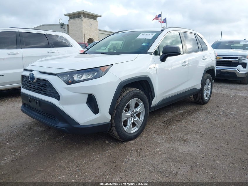 2021 Toyota Rav4 hybrid VIN JTMLWRFV5MD559027 IAAI salvage auction — UNKNOWN, Enterprise Vehicles Clear Only (Texas), sold $21,050 on 2026-07-27 (photo 2)