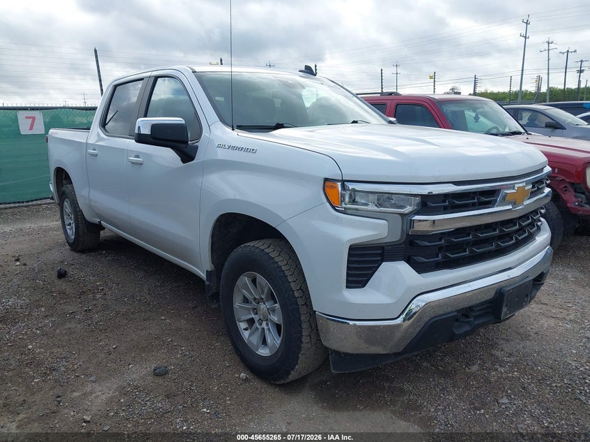 2023 Chevrolet Silverado 1500 VIN 3GCUDDED6PG119749 IAAI salvage auction — SIDE, Enterprise Vehicles Clear Only (Texas), sold $19,700 on 2026-07-27 (photo 1)