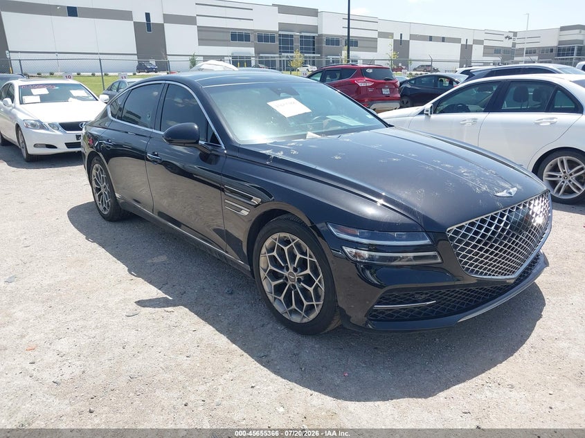 2021 Genesis G80 VIN KMTGB4SC9MU043873 — IAAI salvage auction photo