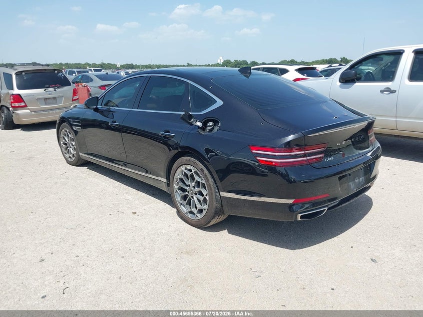 2021 Genesis G80 VIN KMTGB4SC9MU043873 IAAI salvage auction — ALL OVER, Wait Title, sold $8,000 on 2026-09-06 (photo 3)