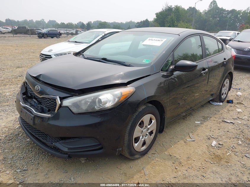 2014 Kia Forte VIN KNAFK4A60E5139499 IAAI salvage auction — FRONT END, Clear (Virginia), sold $675 on 2026-07-30 (photo 2)