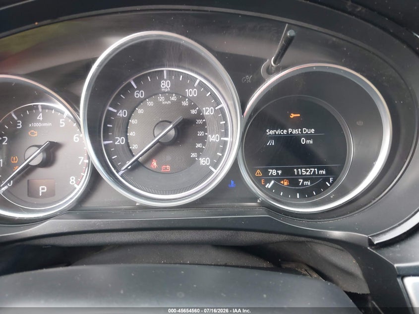 2017 Mazda Cx-9 VIN JM3TCADYXH0136567 IAAI salvage auction — RIGHT FRONT, Original (Texas), sold $100 on 2026-07-21 (photo 7)
