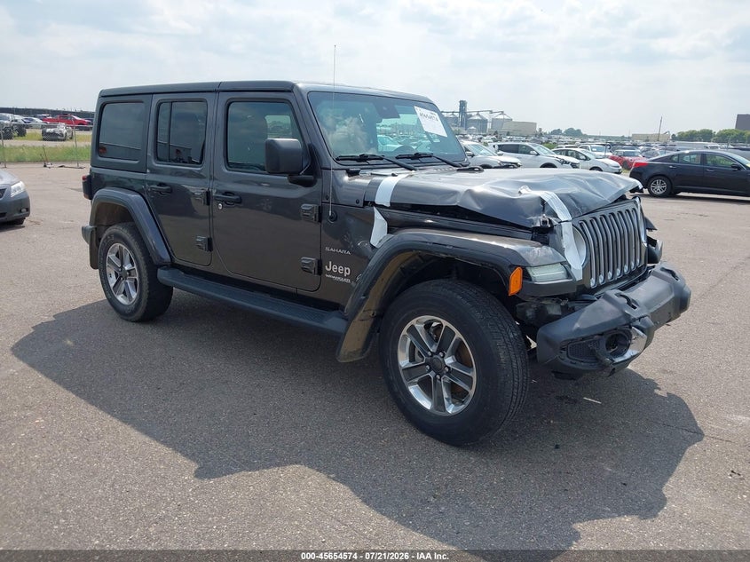 2020 Jeep Wrangler / VIN 1C4HJXEM8LW324562 — IAAI salvage auction photo