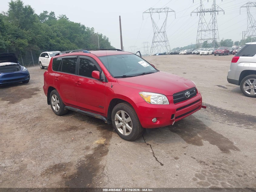 2008 Toyota Rav4 VIN JTMBK31V086032566 IAAI salvage auction — NORMAL WEAR, Clear (Pennsylvania), sold $1,325 on 2026-07-31 (photo 1)